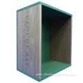 Wine bottle wood box design stand